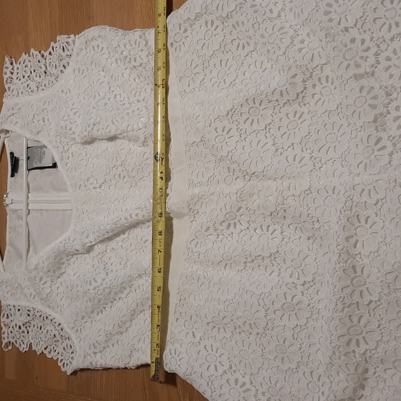 CITY CHIC PLAYSUIT LACE VIBE WOMEN WHITE  ROMPER JUMPSUIT SIZE S/16 NEW - Picture 11 of 14